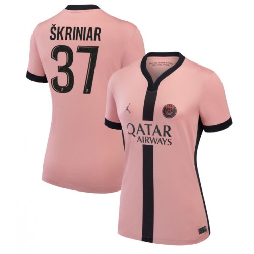 Dámy Fotbalový dres Paris Saint-Germain Milan Skriniar #37 2024-25 Třetí Krátký Rukáv